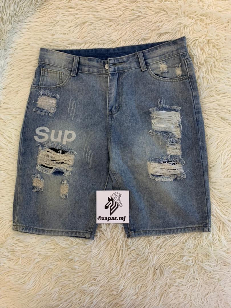 PANTALÓN CORTO TEJANO DSQ