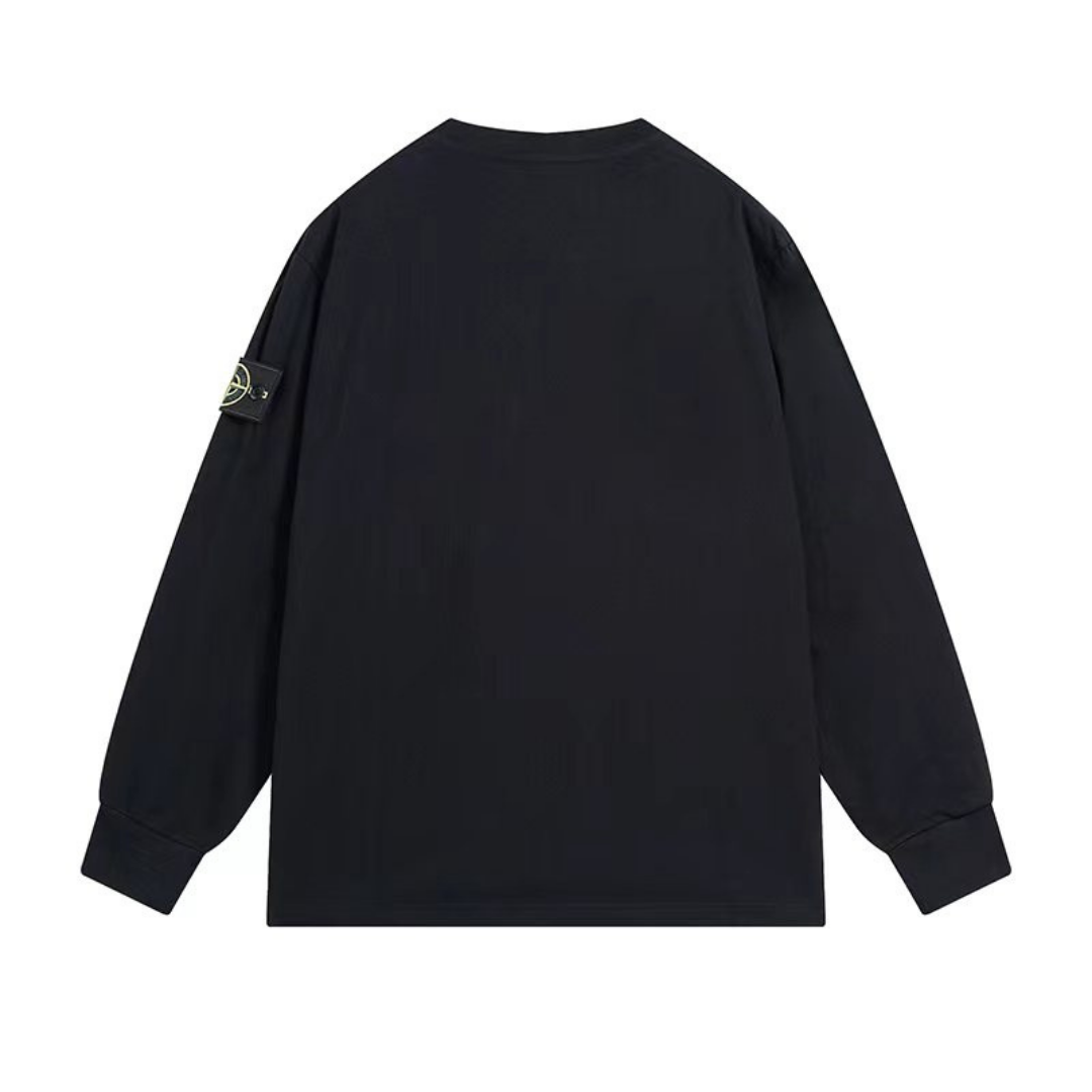 Felpa con cappuccio monogramma Stone