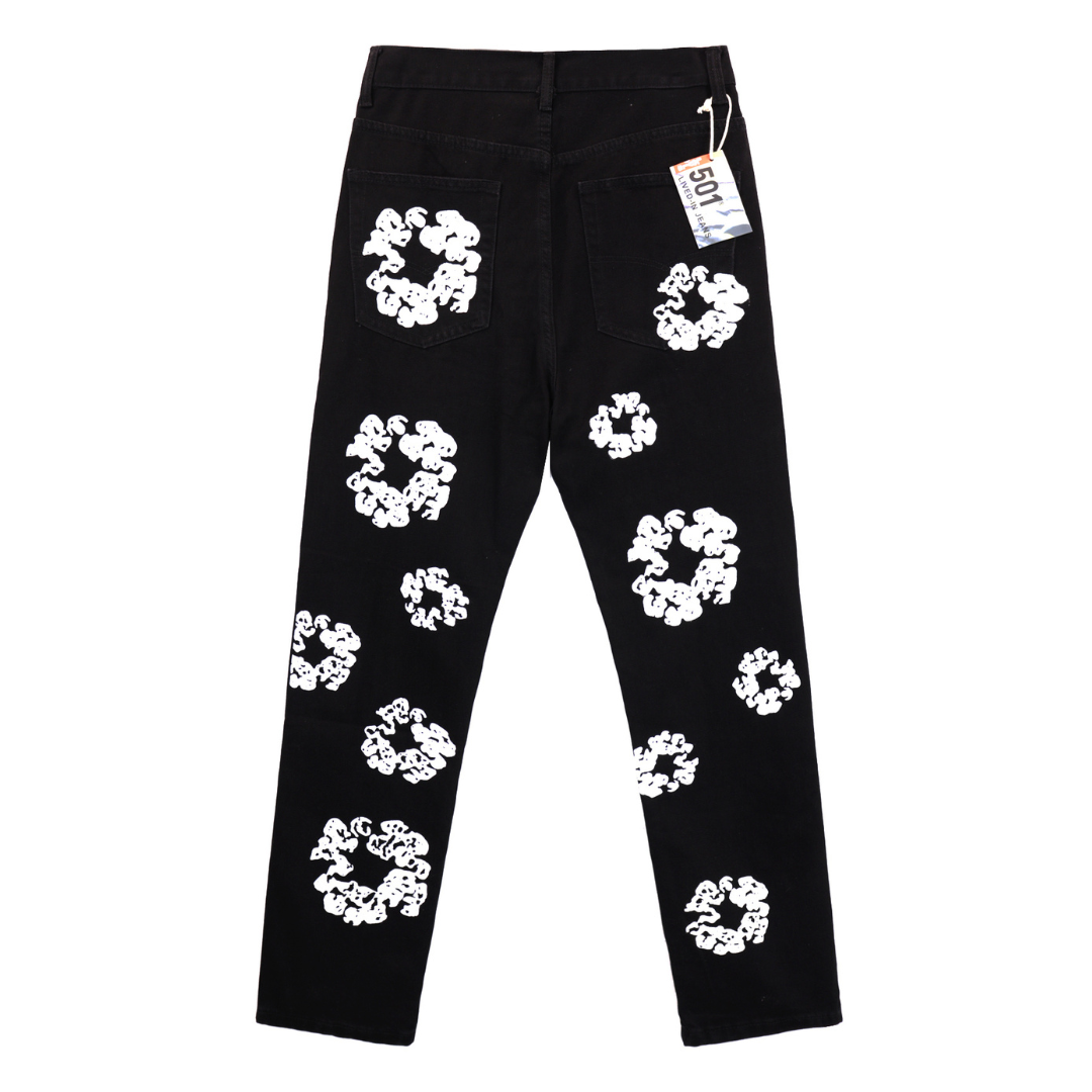 Jeans neri in denim Trs