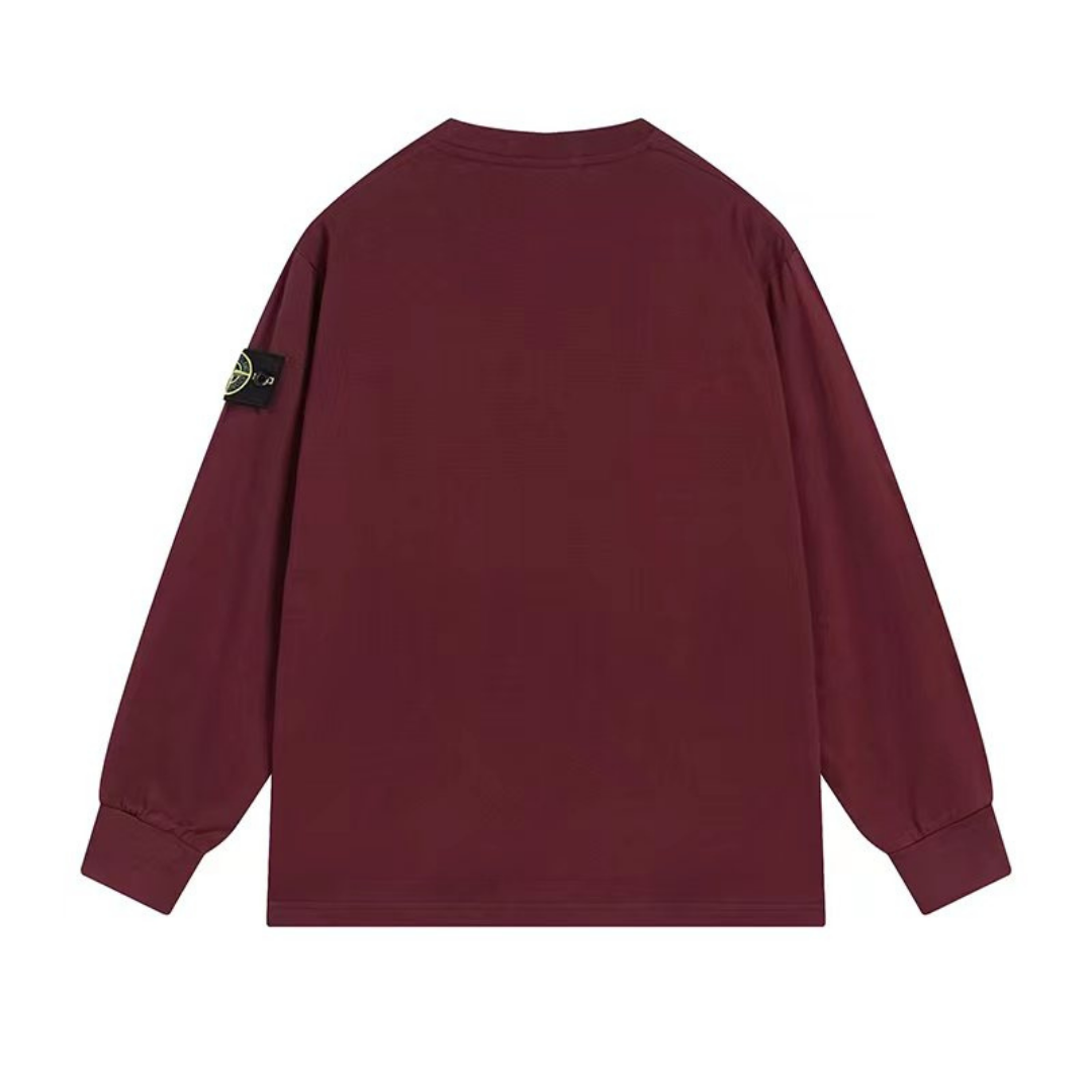 Felpa con cappuccio monogramma Stone