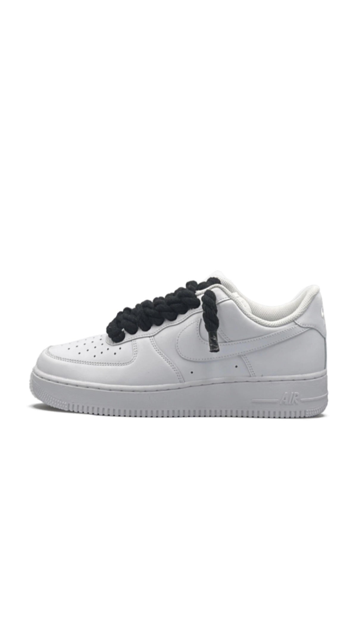 AF1 White - Black Rope Laces
