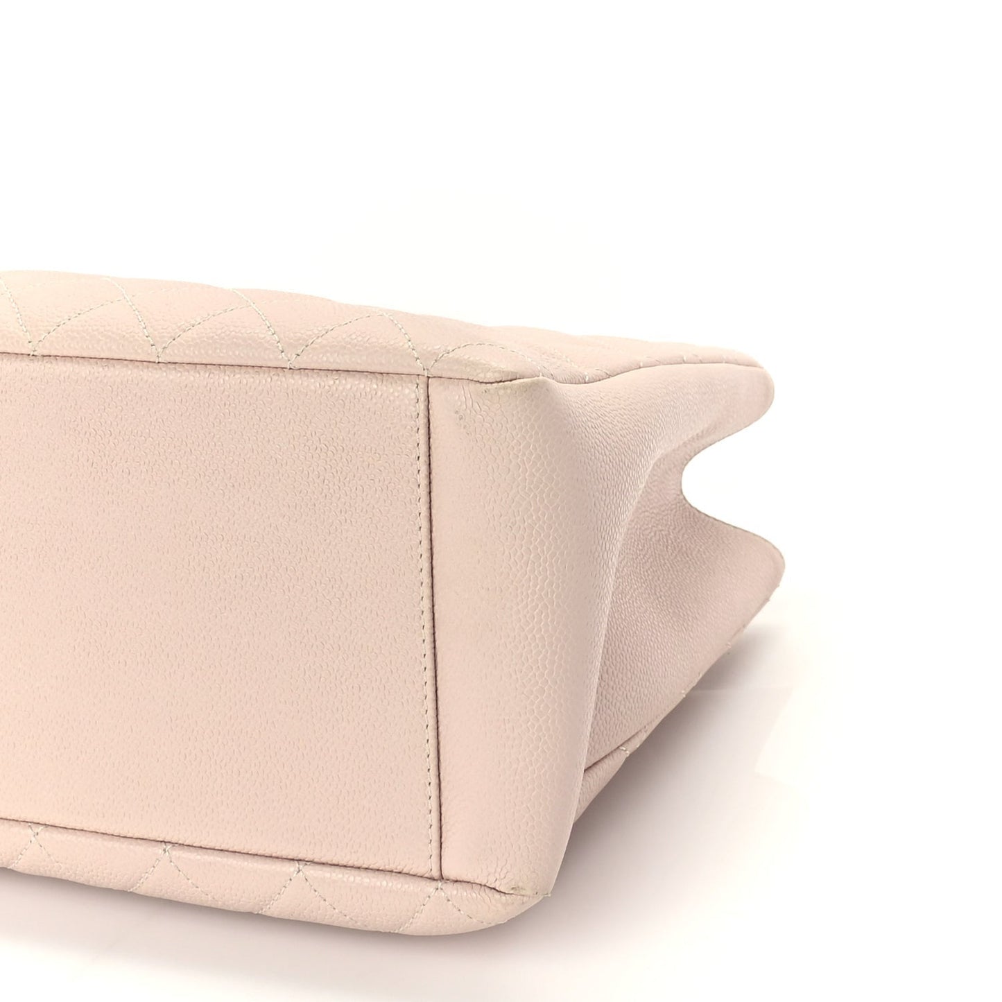 Caviar Quilted Grand Shopping Tote GST Light Pink