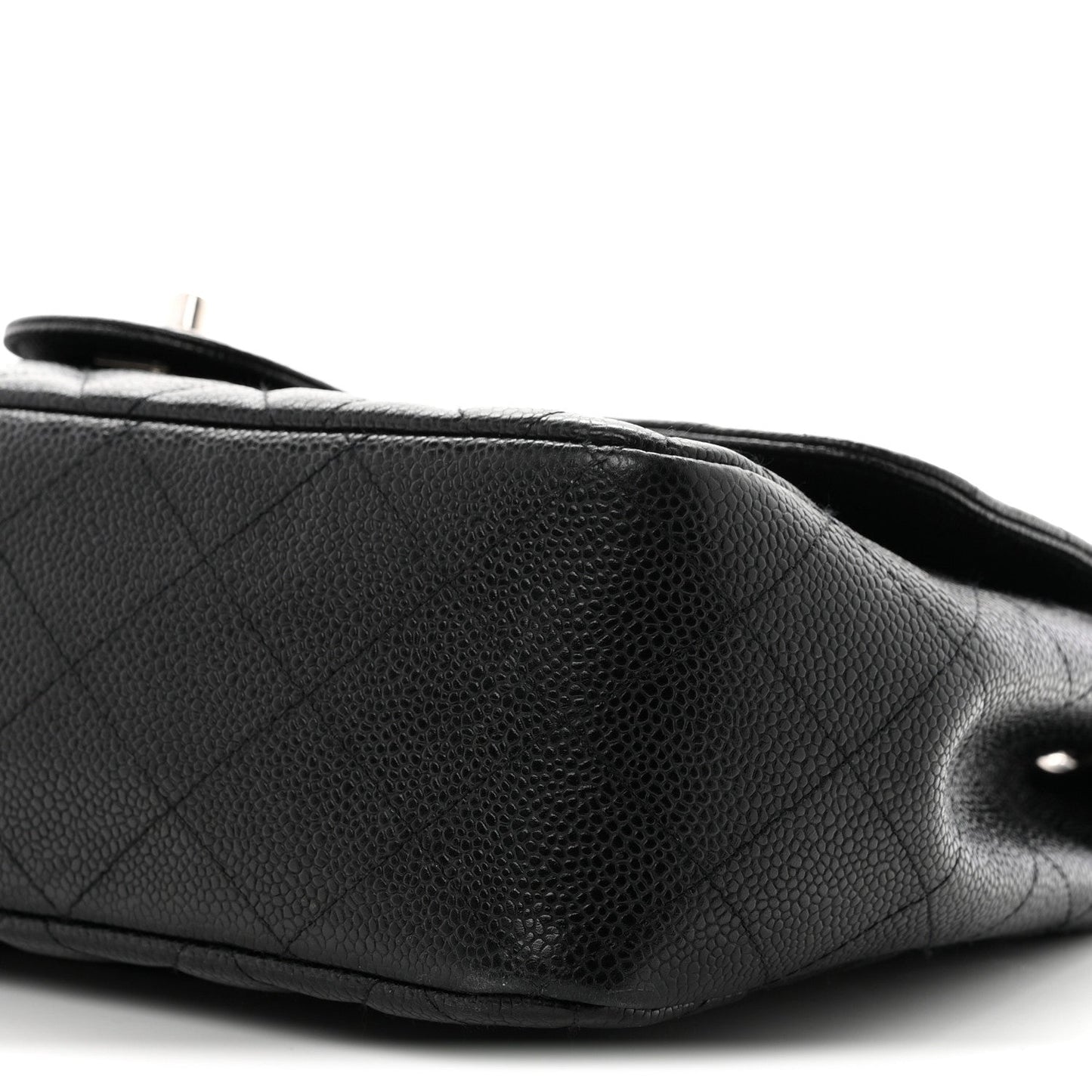Caviar Quilted Jumbo Single Flap Black