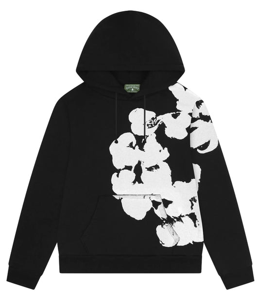 FELPA CON STRAPPI IN DENIM