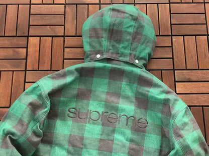 GREEN BLACK BLUE S🔥P🔥E🔥E JACKET FLEECE
