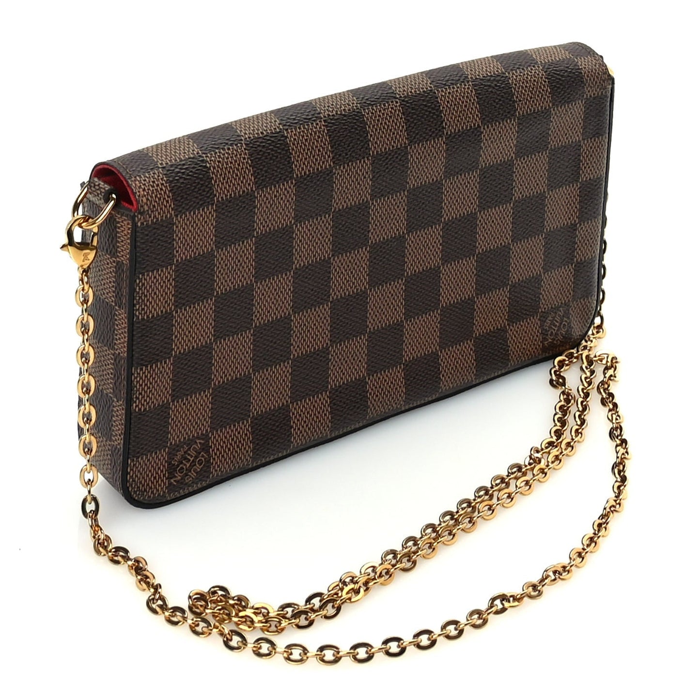 Damier Ebene Pochette Felicie Chain Wallet