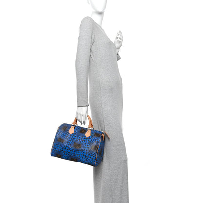 Monogram Kusama Town Speedy 30 Blue