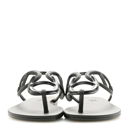 Rubber Womens Egerie Sandals 37 Black