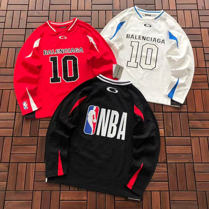 B🔥L🔥🔥🔥IA🔥A & NBA LONG-SLEEVE