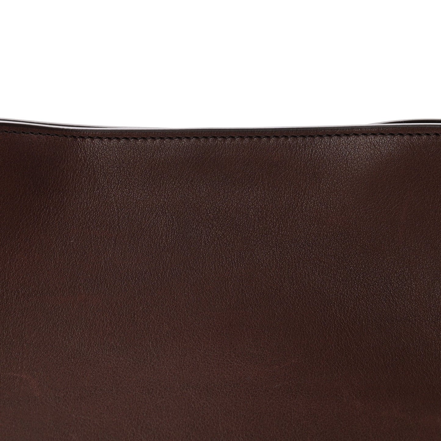 Polished Saddle Calfskin Peggy Clutch Burgundy