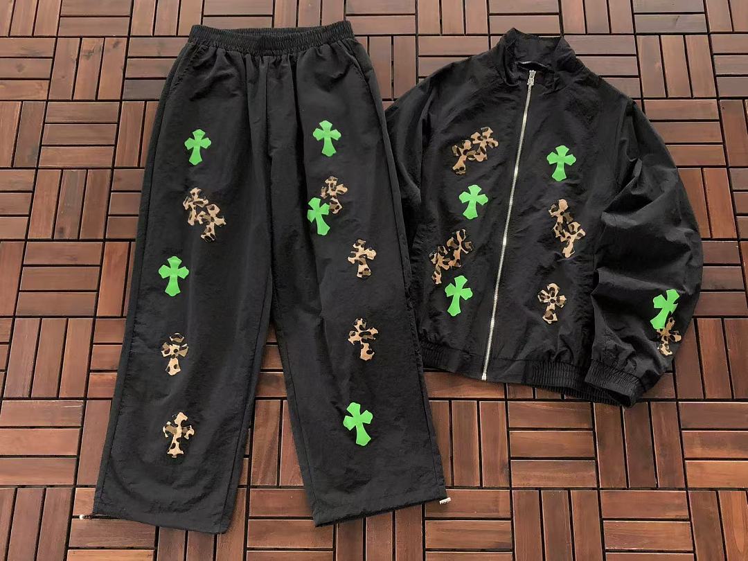 TOP￥~256 PANTS￥~185 CH🔥OM🔥 HE🔥RTS JACKET TROUSERS