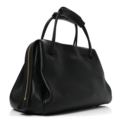 Supple Calfskin Medium Madrid Bag Black