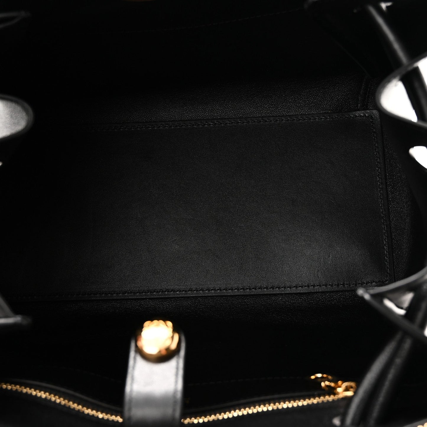 Supple Calfskin Small Madrid Bag  Black