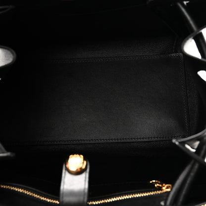 Supple Calfskin Small Madrid Bag  Black
