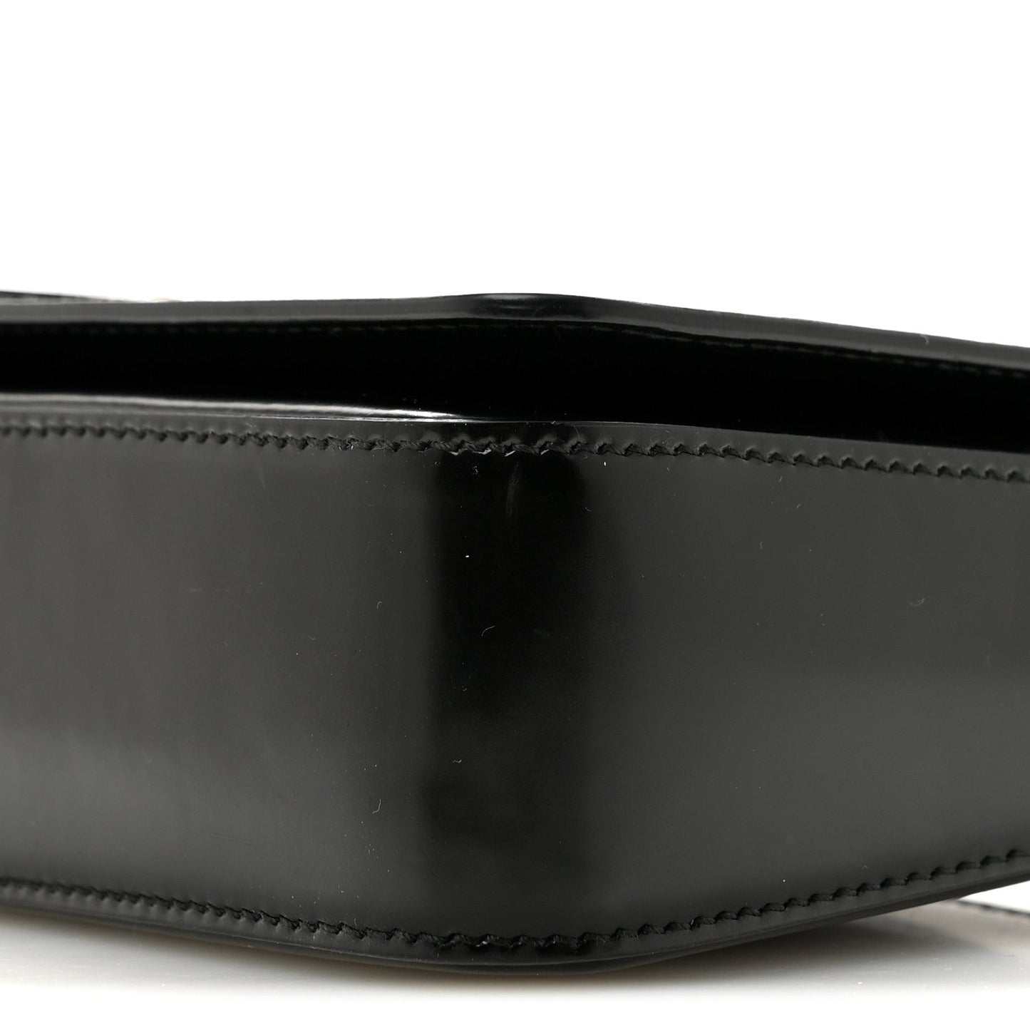 Spazzolato Femme Flap Shoulder Bag Black