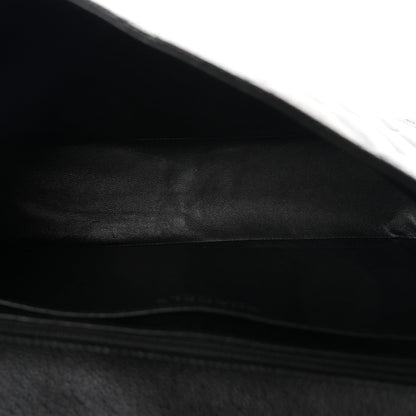 Caviar Quilted Jumbo Single Flap Black