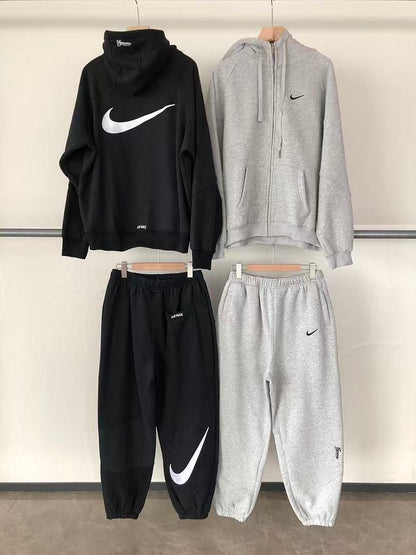 TOP￥~149 PANTS￥~125 S🔥P🔥E🔥E & N🔥K🔥HOODIE TROUSERS FLEECE