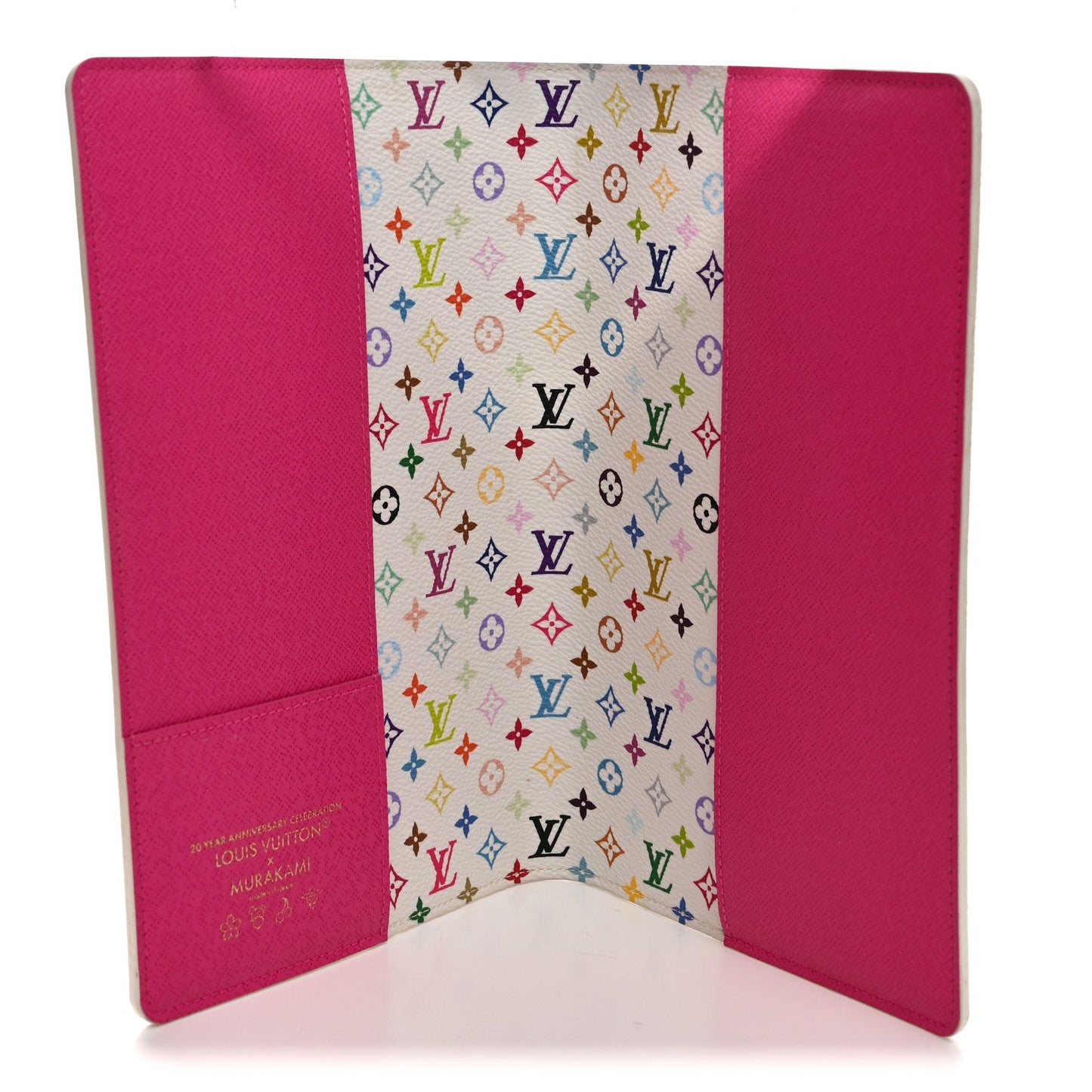 LV X TM Monogram Multicolor Emily Notebook Cover MM White