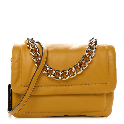 Lambskin The Pillow Bag Golden Spice