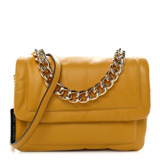 Lambskin The Pillow Bag Golden Spice