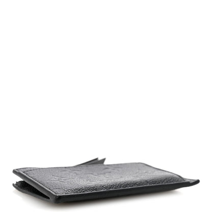 Empreinte Zipper Card Holder Black