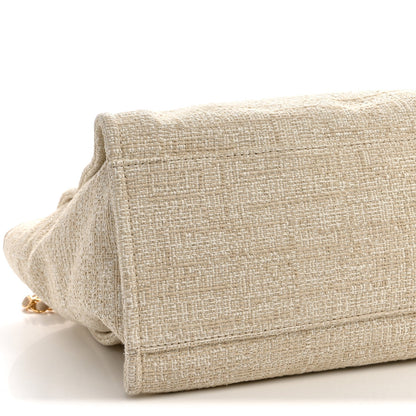Canvas Medium Deauville Tote Light Beige