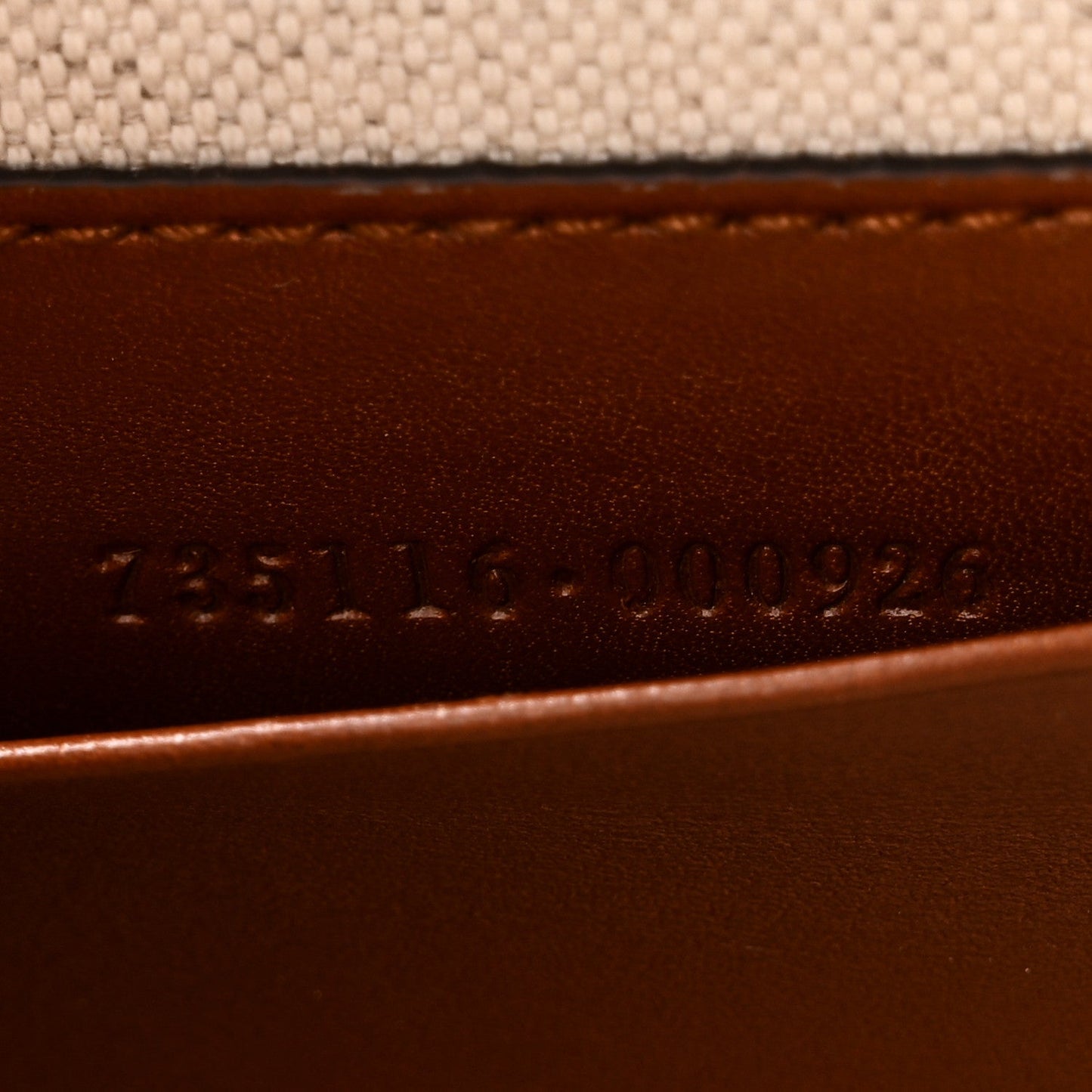 New Canvas Charisma Calfskin Crystal GG Monogram Small Bamboo 1947 Top Handle Bag Camel Ebony