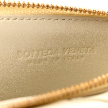 Nappa Intrecciato Andiamo Flap Card Case White