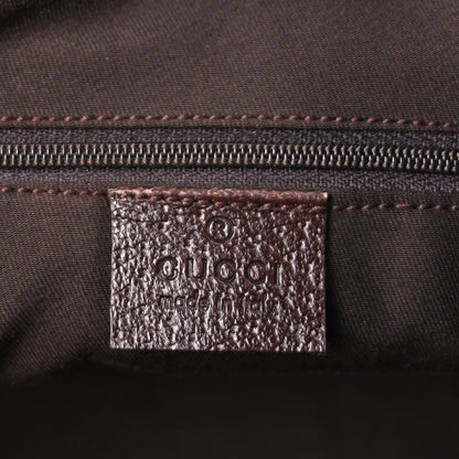 Monogram Medium Abbey Tote Dark Brown