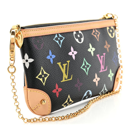 Monogram Multicolor Pochette Milla MM Black