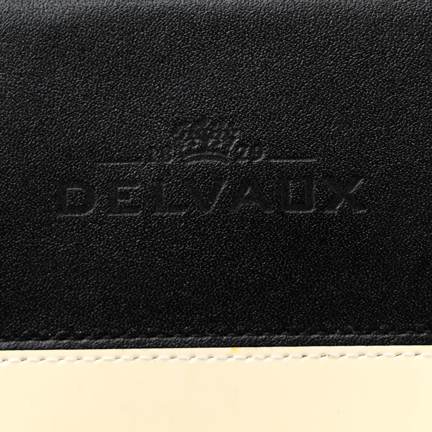 Calfskin Patent Calfskin GM Tempete Satchel Black White
