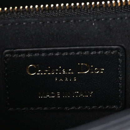 Lambskin Cannage Mini Lady Dior Black