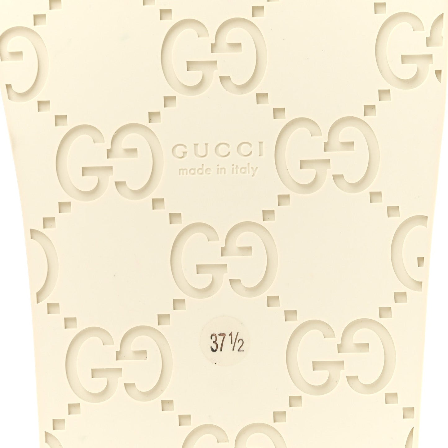 Monogram GG Calfskin Angelina Platform 55mm Slide Sandals 37.5 Rose Dust