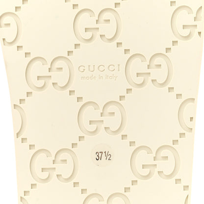 Monogram GG Calfskin Angelina Platform 55mm Slide Sandals 37.5 Rose Dust
