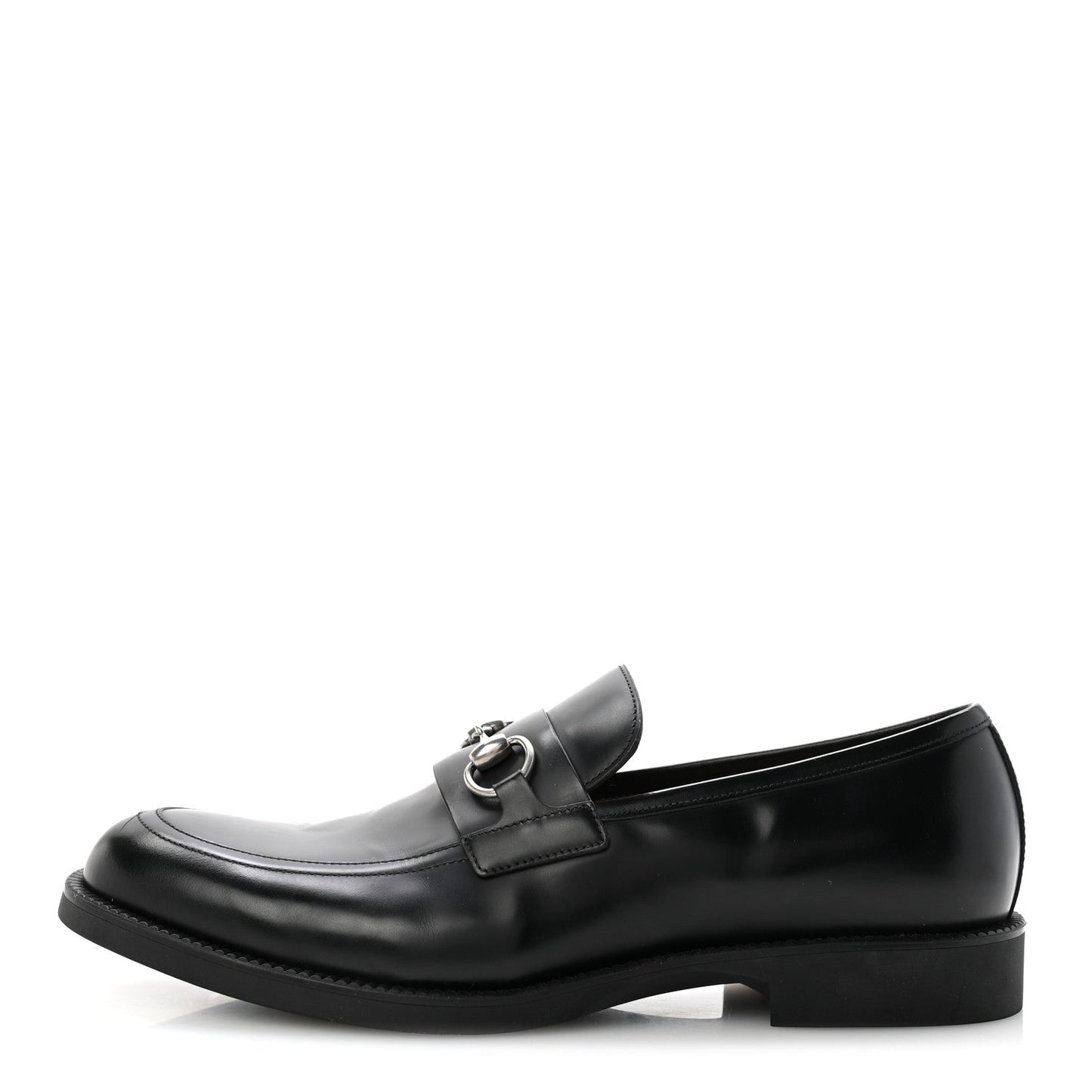Davis Bull Mens Horsebit Loafers 10 Black