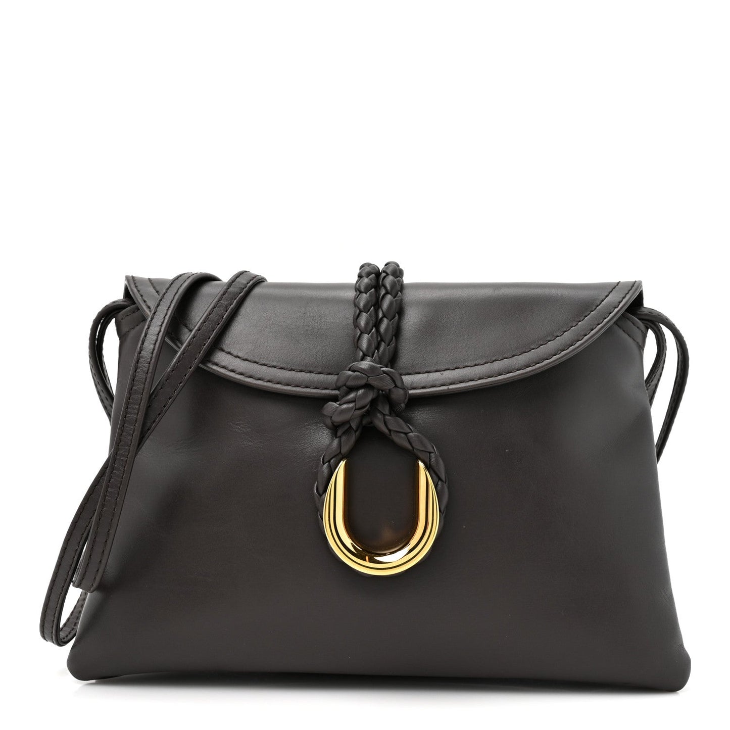 Smooth Calfskin Small Liberta Shoulder Bag Fondant