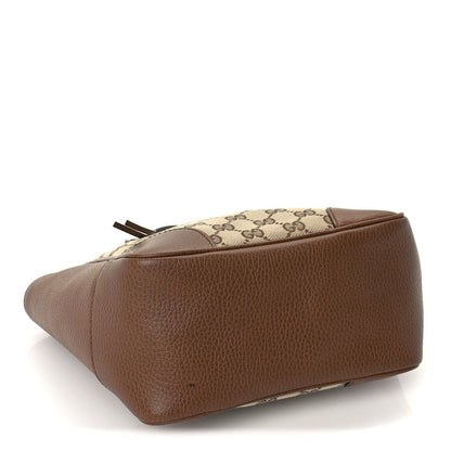 Monogram Small Bree Tote Beige Tabacco