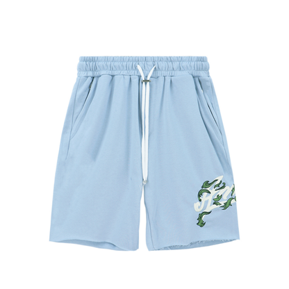 Pantaloncini con monogramma Amr