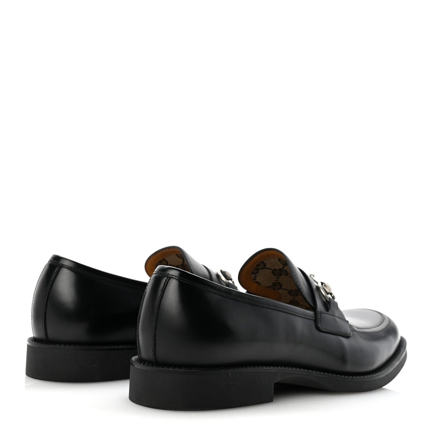 Davis Bull Mens Horsebit Loafers 10 Black