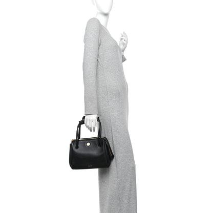Supple Calfskin Small Madrid Bag  Black