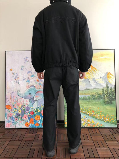 GREEN BLACK BLUE S🔥P🔥E🔥E JACKET FLEECE