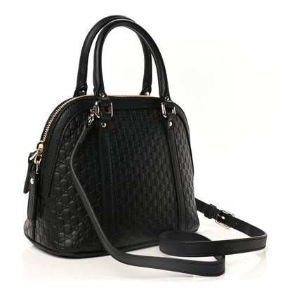 Microguccissima Mini Dome Bag Black