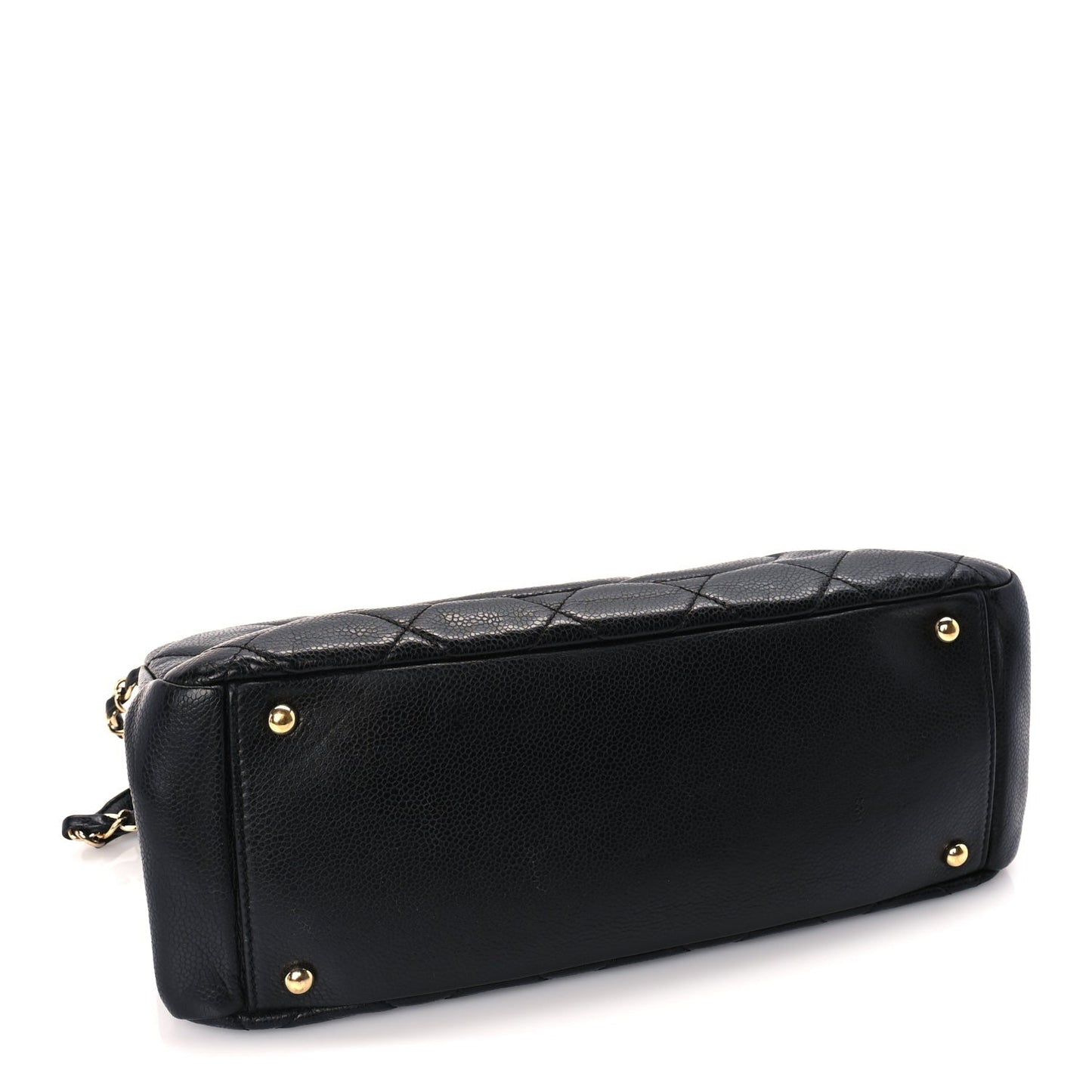 Caviar Quilted Timeless CC Soft Tote Black