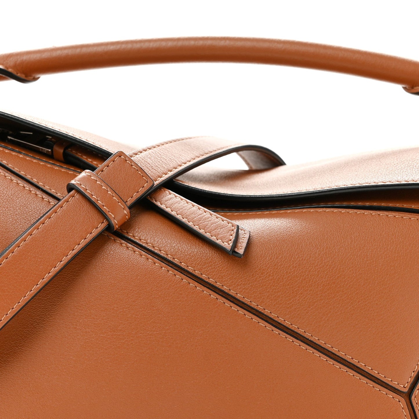 Calfskin Small Puzzle Bag Tan