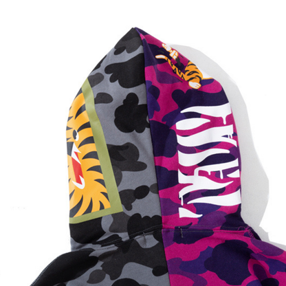 Felpa con cappuccio Bape