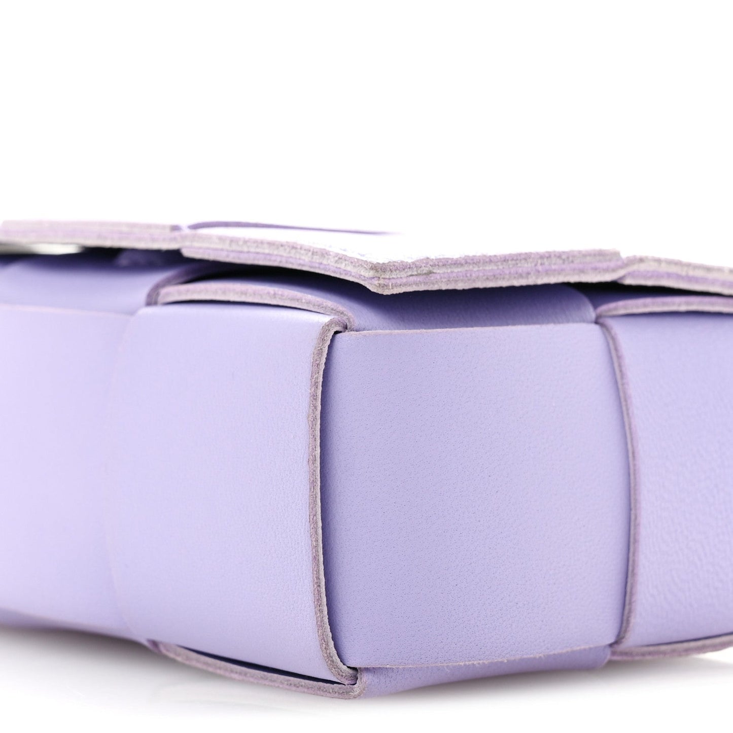 Lambskin Intreccio Candy Cassette Crossbody Bag Wisteria