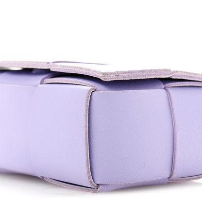 Lambskin Intreccio Candy Cassette Crossbody Bag Wisteria