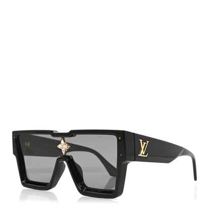 Acetate Swarovski Crystal Cyclone Sunglasses Z1578E Black