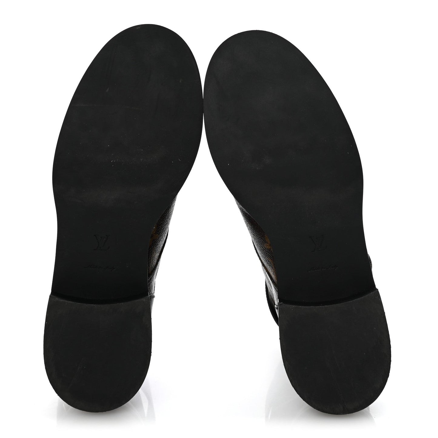 Calfskin Monogram Wonderland Flat Ranger Boots 41 Black