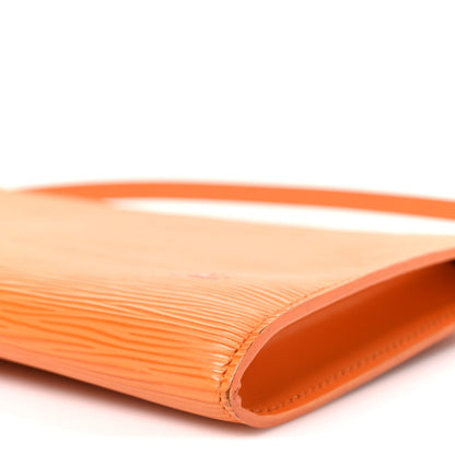 Epi Pochette Accessories 24 Mandarin